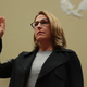 Mylan CEO Heather Bresch is sworn in during a hearing before the House Oversight and Government Reform Committee before immediately lying to said Committee on September 21, 2016 (Photo by Alex Wong/Getty Images)